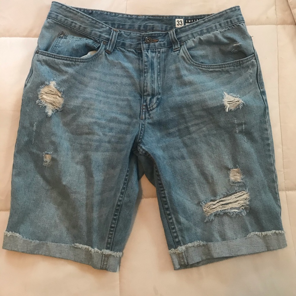 DENIM BOY SHORTS